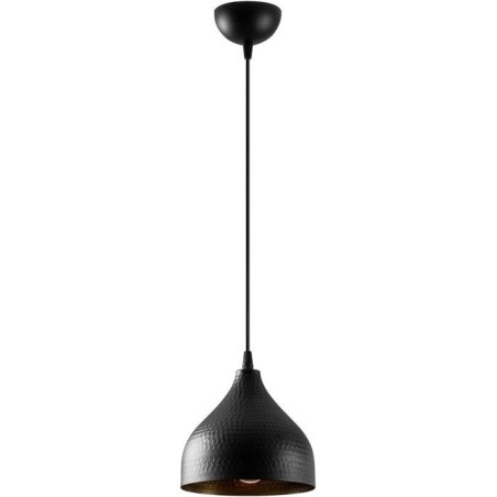 Suspension lustre moderne D BY M.RED Black - Métal noir - Glamour - D