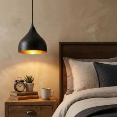Suspension lustre moderne D BY M.RED Black - Métal noir - Glamour - D