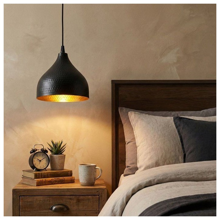 Suspension lustre moderne D BY M.RED Black - Métal noir - Glamour - Design contemporain Suspension lustre moderne D BY M.RED Black - Métal noir - Glamour - Design contemporain