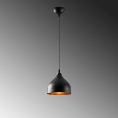 Suspension lustre moderne D BY M.RED Black - Métal noir - Glamour - D