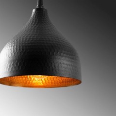 Suspension lustre moderne D BY M.RED Black - Métal noir - Glamour - D