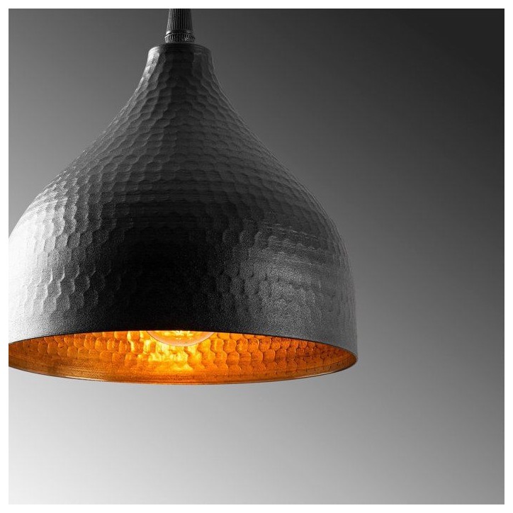 Suspension lustre moderne D BY M.RED Black - Métal noir - Glamour - Design contemporain Suspension lustre moderne D BY M.RED Black - Métal noir - Glamour - Design contemporain
