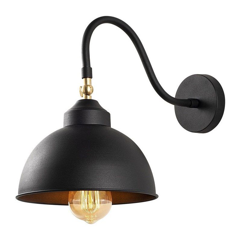 Applique murale Black - Style industriel - Métal - Design authentique