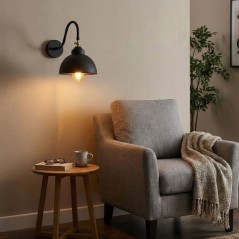 Applique murale Black - Style industriel - Métal - Design authentique