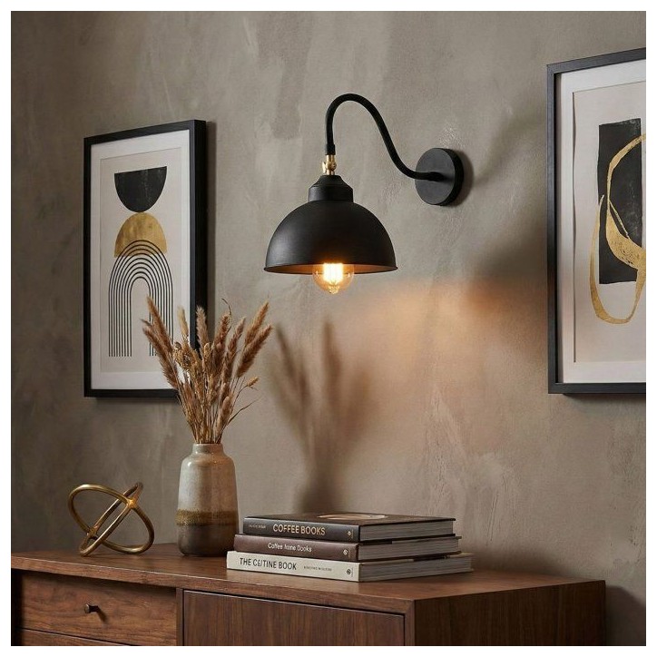 Applique murale Black - Style industriel - Métal - Design authentique Applique murale Black - Style industriel - Métal - Design authentique