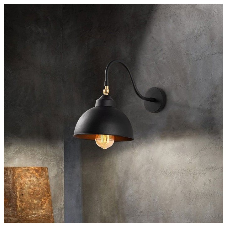 Applique murale Black - Style industriel - Métal - Design authentique Applique murale Black - Style industriel - Métal - Design authentique