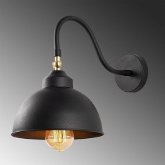 Applique murale Black - Style industriel - Métal - Design authentique