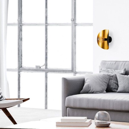 Applique murale Black Gold - Noir et or - Design chic - Finition premium