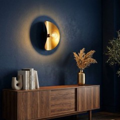 Applique murale Black Gold - Noir et or - Design chic - Finition premi