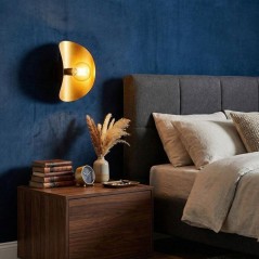 Applique murale Black Gold - Noir et or - Design chic - Finition premi
