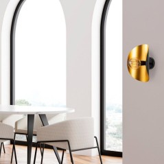 Applique murale Black Gold - Noir et or - Design chic - Finition premi