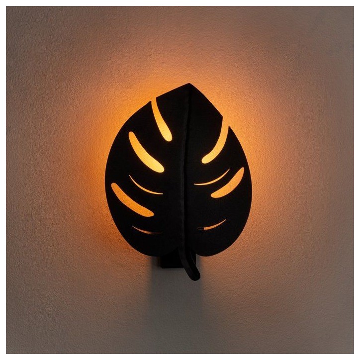 Applique murale Black - Métal noir - Style contemporain - Design élégant
