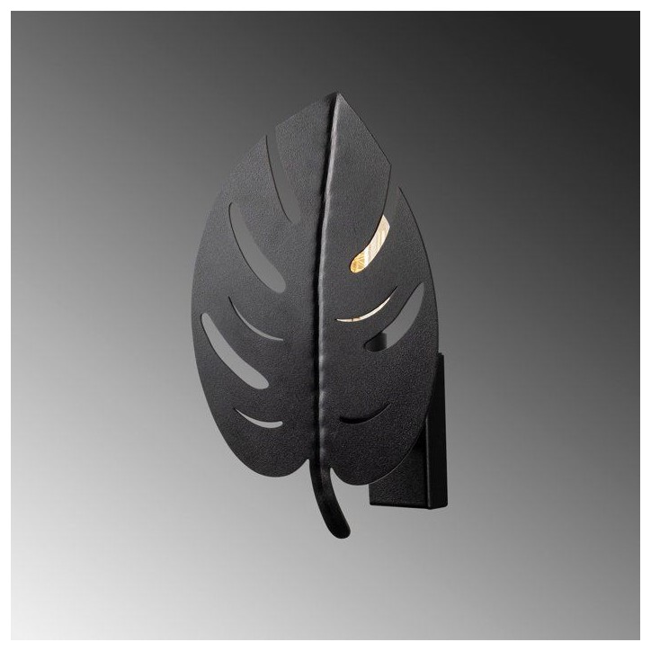 Applique murale Black - Métal noir - Style contemporain - Design élégant