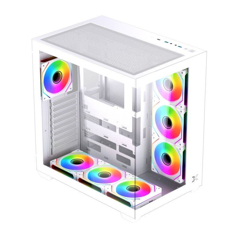 Boîtier PC - XIGMATEK - Aqua V AIR Arctic H23A - Blanc - Moyen tour -