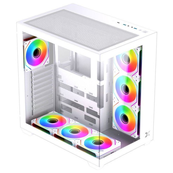 Boîtier PC - XIGMATEK - Aqua V AIR Arctic H23A - Blanc - Moyen tour - Format ATX Boîtier PC - XIGMATEK - Aqua V AIR Arctic H23A - Blanc - Moyen tour - Format ATX