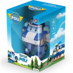 Figurine robot hélicoptere 10 cm - Silverlit – Robocar Poli – Véhicule Transformable Poli 2-en-1