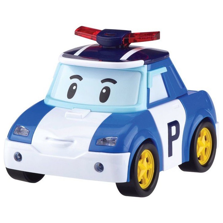 Figurine robot hélicoptere 10 cm - Silverlit – Robocar Poli – Véhicule Transformable Poli 2-en-1