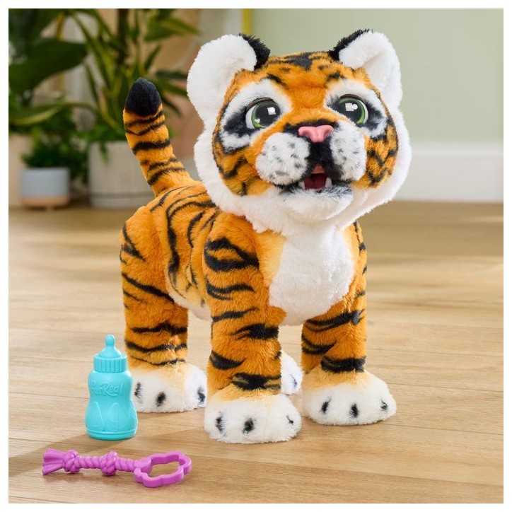 Peluche interactive tigre - furReal Friends - Gabby - Grandit de 25 % - Plus de 100 sons et réactions Peluche interactive tigre - furReal Friends - Gabby - Grandit de 25 % - Plus de 100 sons et réactions