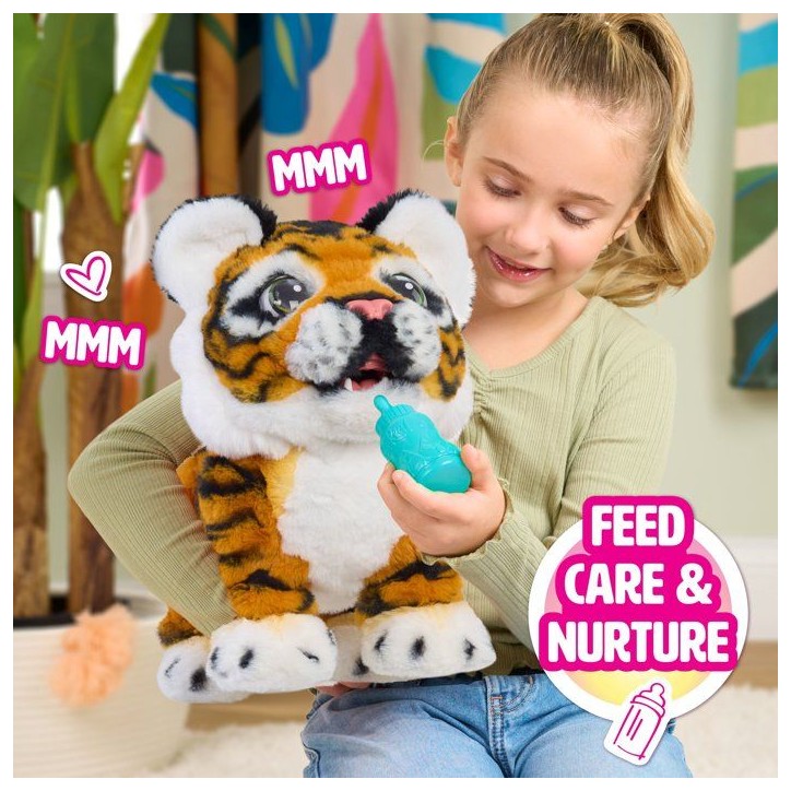 Peluche interactive tigre - furReal Friends - Gabby - Grandit de 25 % - Plus de 100 sons et réactions Peluche interactive tigre - furReal Friends - Gabby - Grandit de 25 % - Plus de 100 sons et réactions