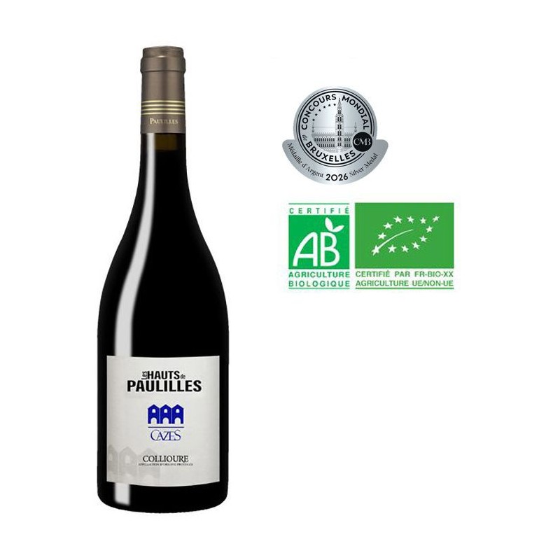 Les Hauts de Paulilles Cazes 2023 Collioure - Vin rouge de Languedoc -