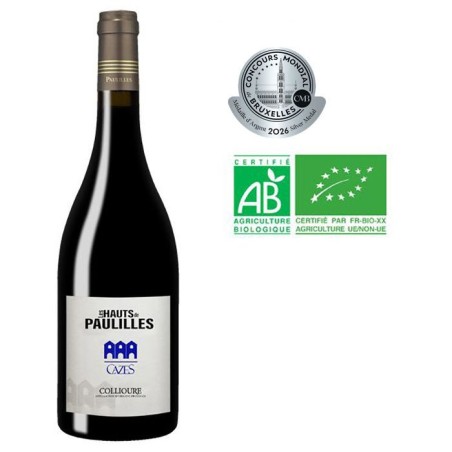 Les Hauts de Paulilles Cazes 2023 Collioure - Vin rouge de Languedoc -