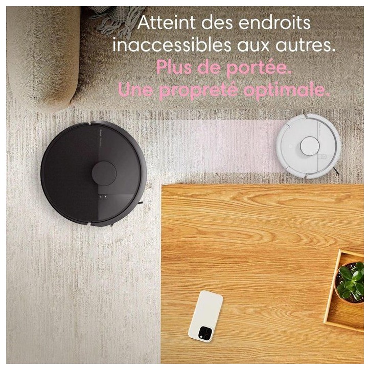iRobot Roomba Mini Blanc - Robot Aspirateur Laveur + Base Autoempty - 7000 Pa - Sac a poussiere (station) 2,5 L iRobot Roomba Mini Blanc - Robot Aspirateur Laveur + Base Autoempty - 7000 Pa - Sac a poussiere (station) 2,5 L