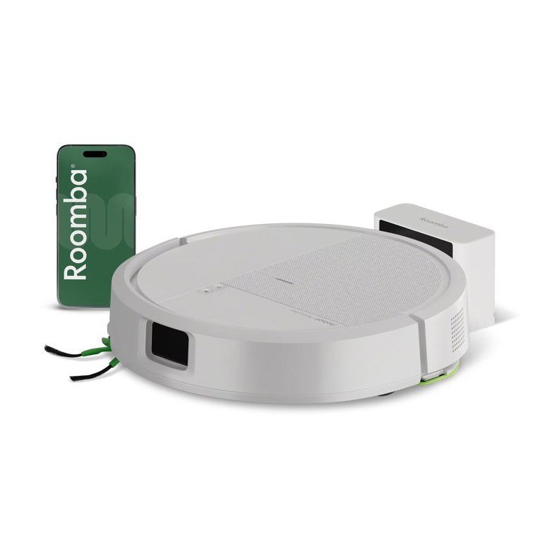 iRobot ROOMBA 115 - Robot aspirateur laveur - 15 000 Pa - 240 ml - Bla