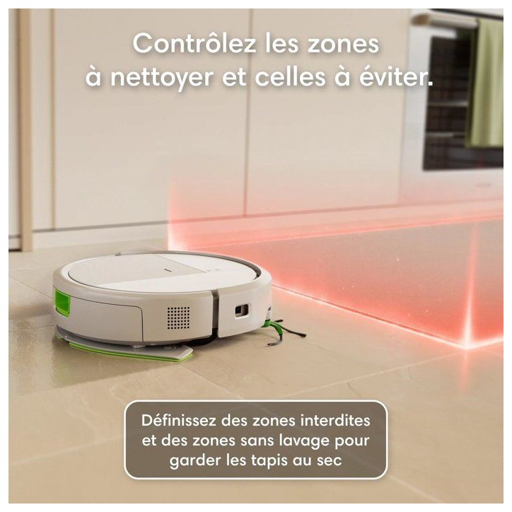iRobot ROOMBA 115 - Robot aspirateur laveur - 15 000 Pa - 240 ml - Blanc iRobot ROOMBA 115 - Robot aspirateur laveur - 15 000 Pa - 240 ml - Blanc