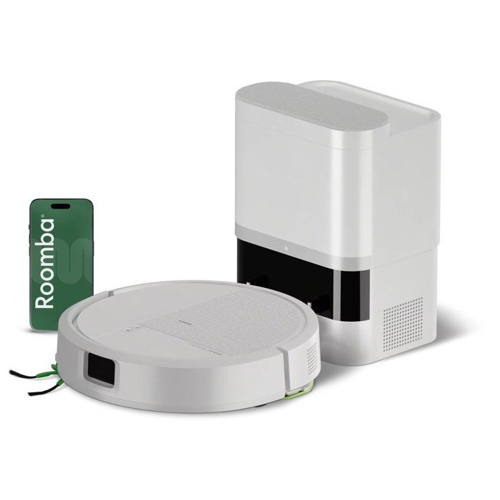 iRobot ROOMBA 115AE - Robot Aspirateur laveur avec base auto empty - 15 000 Pa - 240 ml - Blanc iRobot ROOMBA 115AE - Robot Aspirateur laveur avec base auto empty - 15 000 Pa - 240 ml - Blanc