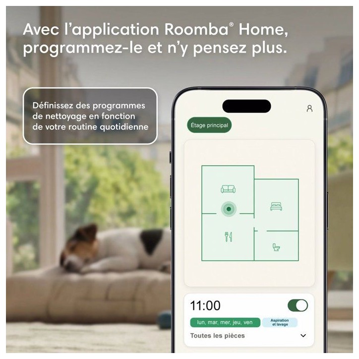 Robot aspirateur laveur - IROBOT Roomba Plus 415 - 300 min autonomie - 20000 Pa - Multi-étage - 2,5 L Robot aspirateur laveur - IROBOT Roomba Plus 415 - 300 min autonomie - 20000 Pa - Multi-étage - 2,5 L