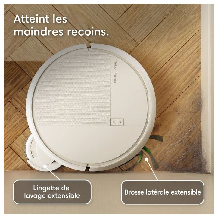 Robot aspirateur laveur - IROBOT Roomba Plus 415 - 300 min autonomie - 20000 Pa - Multi-étage - 2,5 L Robot aspirateur laveur - IROBOT Roomba Plus 415 - 300 min autonomie - 20000 Pa - Multi-étage - 2,5 L