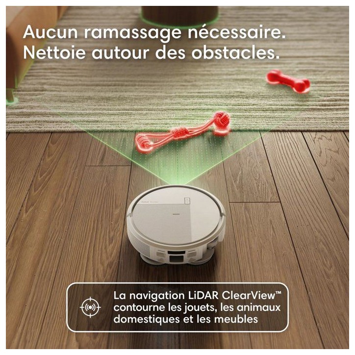 Robot aspirateur laveur - IROBOT Roomba Plus 515 - 300 min autonomie - 22000 Pa - Multi-étage - 2,5 L Robot aspirateur laveur - IROBOT Roomba Plus 515 - 300 min autonomie - 22000 Pa - Multi-étage - 2,5 L
