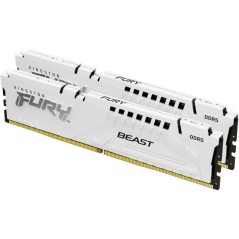 Mémoire DDR5 - KINGSTON - FURY Beast White EXPO - 32 Go (2 x 16 Go) -