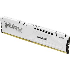 Mémoire DDR5 - KINGSTON - FURY Beast White EXPO - 32 Go (2 x 16 Go) - 6000 Mhz - CL30