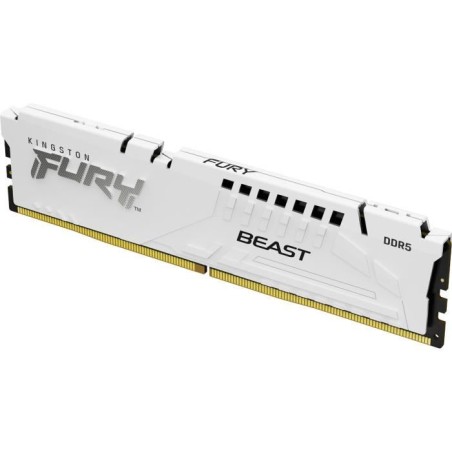 Mémoire DDR5 - KINGSTON - FURY Beast White EXPO - 32 Go (2 x 16 Go) - 6000 Mhz - CL30