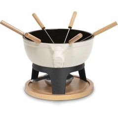 Fondue en fonte émaillée - LA FONDERIE 1890 - MONT BLANC - 1,8 L - 6