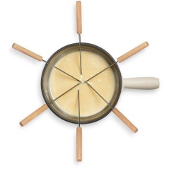 Fondue en fonte émaillée - LA FONDERIE 1890 - MONT BLANC - 1,8 L - 6