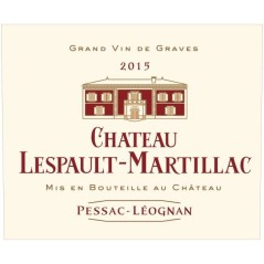 Château Lespault-Martillac 2015 Pessac-Léognan - Vin rouge de Graves