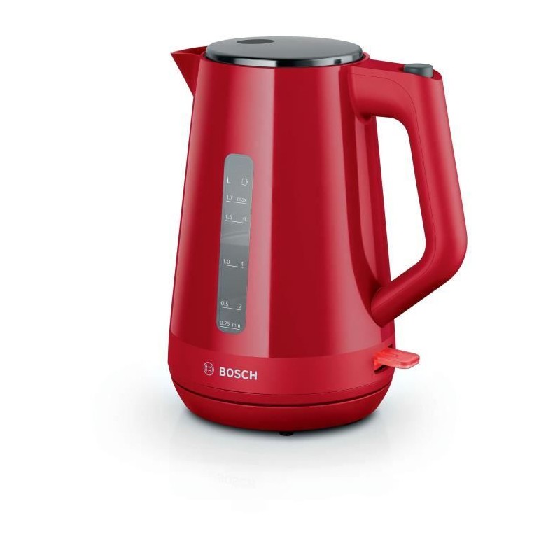 Bouilloire - BOSCH - TWK1M124 MyMoment - Rouge - capacité 1,7L - base Bouilloire - BOSCH - TWK1M124 MyMoment - Rouge - capacité 1,7L - base