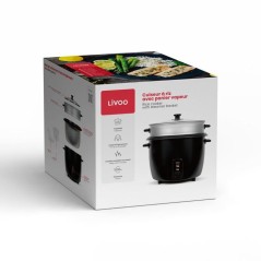 Cuiseur a riz - LIVOO - DOC368N - 2,8 L - panier vapeur - 1000 W