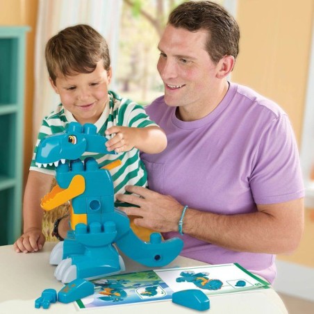 Jeu de construction - MEGA BLOKS - Dino JMK85 - 3 en 1 - 22 pieces - Transformable