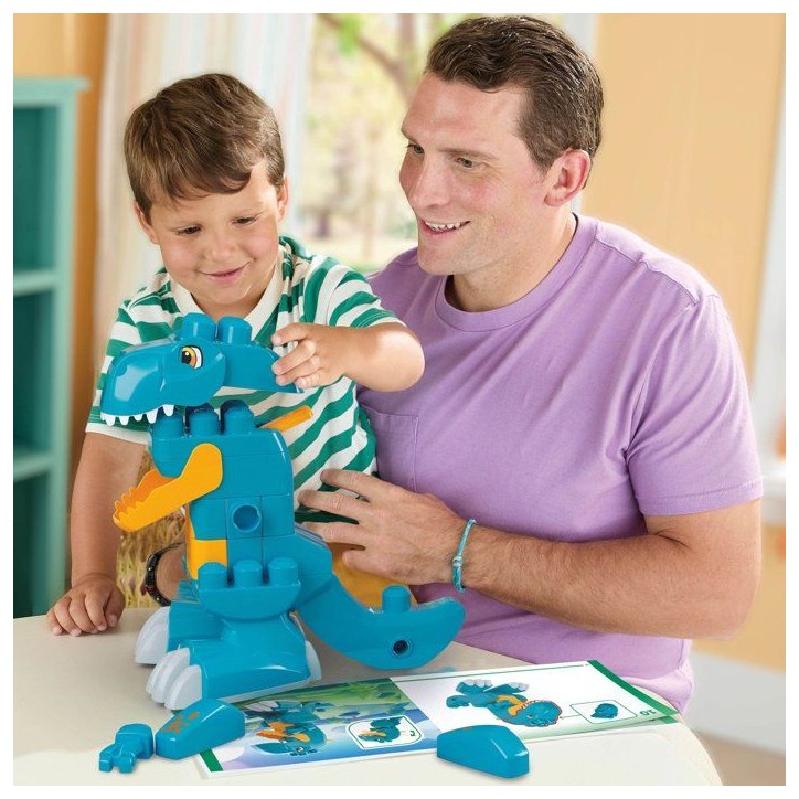 Jeu de construction - MEGA BLOKS - Dino JMK85 - 3 en 1 - 22 pieces - Transformable Jeu de construction - MEGA BLOKS - Dino JMK85 - 3 en 1 - 22 pieces - Transformable