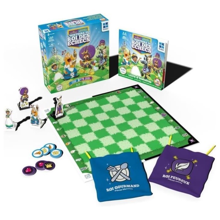 L'HISTOIRE DU ROI DES ECHECS - MEGABLEU - Jeu d'apprentissage