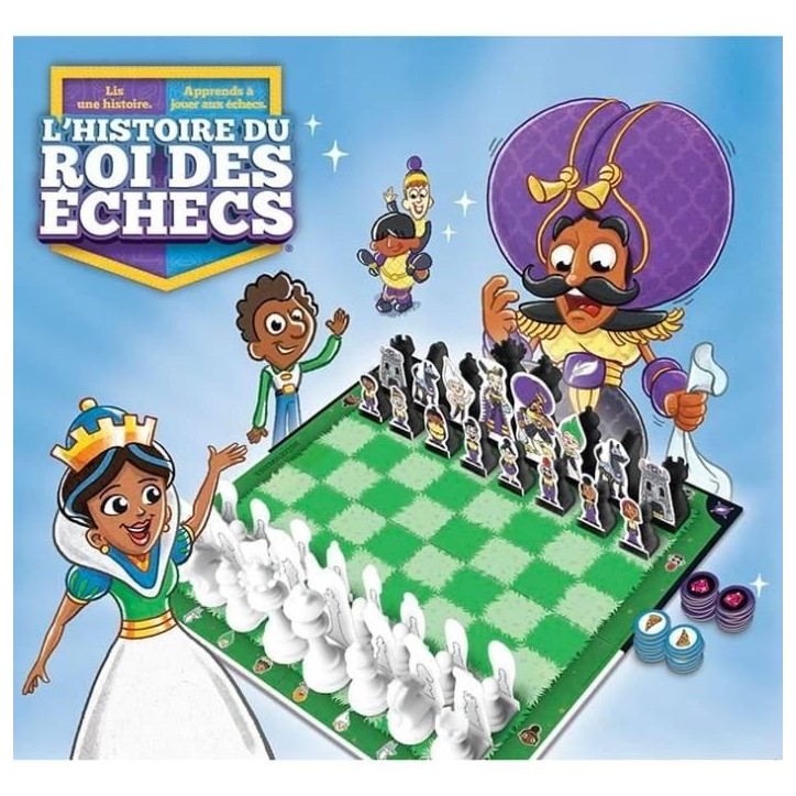 L'HISTOIRE DU ROI DES ECHECS - MEGABLEU - Jeu d'apprentissage