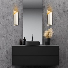 Applique murale Cream - Coloris creme - Design raffiné - Ambiance dou