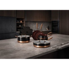 Batterie de cuisine induction - MENASTYL - Black Copper - Aluminium re
