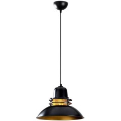 Suspension lustre D BY M.RED Black - Métal noir - Elégance intempore