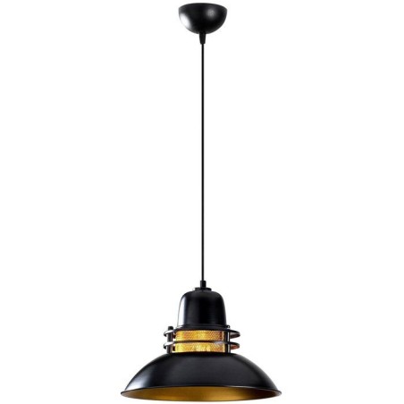 Suspension lustre D BY M.RED Black - Métal noir - Elégance intempore
