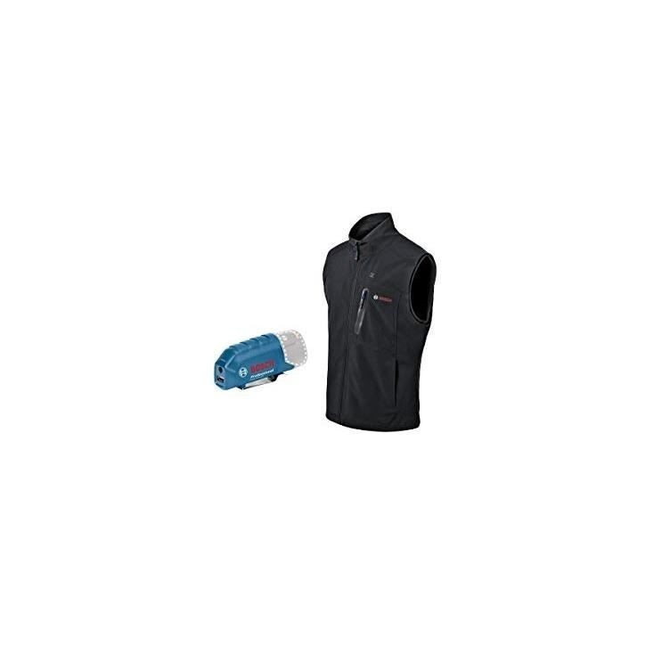 Veste chauffante - BOSCH PROFESSIONAL - GHV 12+18V XA - Chaleur homogene - Liberté de mouvement Veste chauffante - BOSCH PROFESSIONAL - GHV 12+18V XA - Chaleur homogene - Liberté de mouvement
