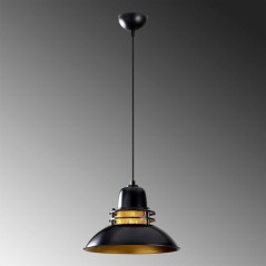 Suspension lustre D BY M.RED Black - Métal noir - Elégance intempore